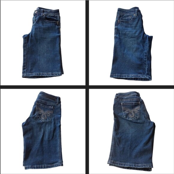 Seven7 Bermuda Blue Jean Shorts Size 4! - Picture 5 of 14
